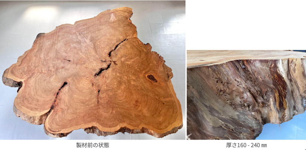 屋久杉 輪切り 製材